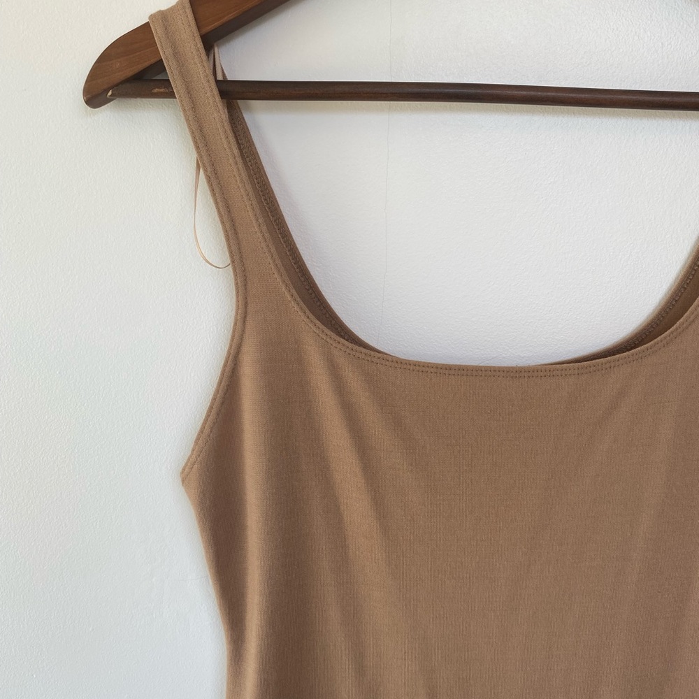 Zara Trafaluc Tan Bodycon Dress in S - Picture 3 of 4